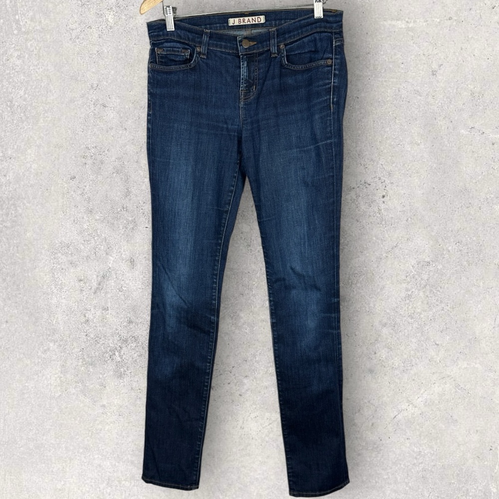 J Brand Pencil Leg Jeans Womens Size 30 Pure‎ Blue Stretch Minimalist Denim Jean